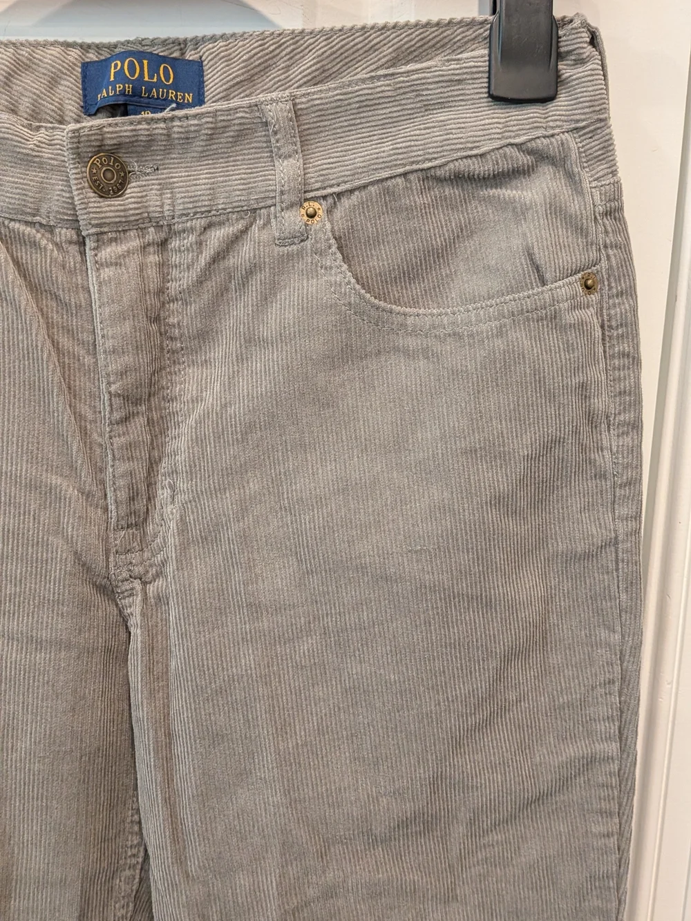 Polo Ralph Lauren khaki Corduroy Pants Size 18 Boy Old Money Preppy Kids classic